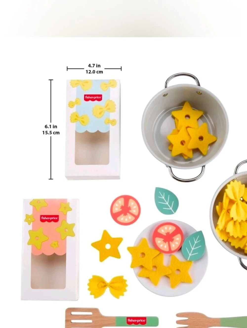 Fisher-Price Pots & Pasta Chef Set - 31 Pieces.  Never opened.